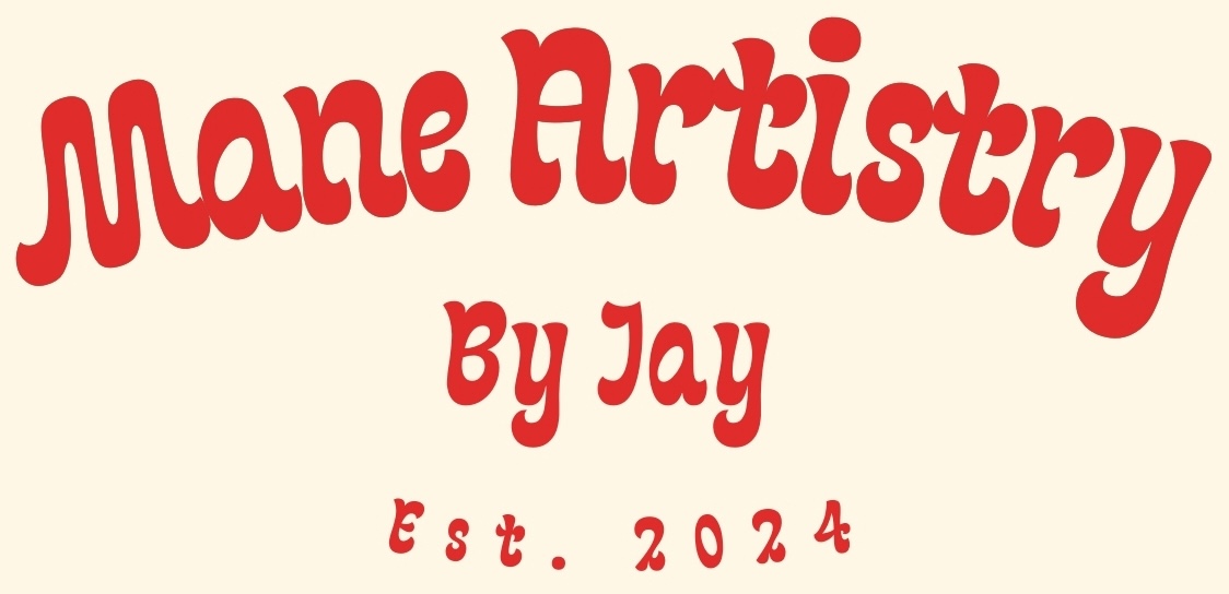 The logo for Mane Artistry by Jay